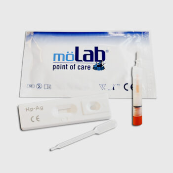 möLab mö-screen Helicobacter pylori Schnelltest für Stuhlproben, 10 Kassetten