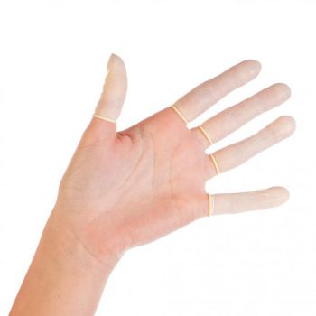 Latex FINGERLINGE – unsteril – puderfrei, 100 Stk.