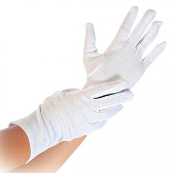 Baumwolle – BLANC gedoppelt Handschuh