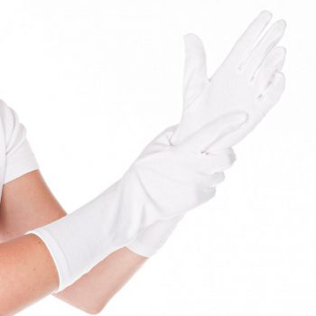 Baumwolle – BLANC EXTRA LANG Handschuh