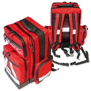 Notfallrucksack WasserStopp ratiomed groß, rot, leer