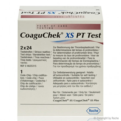 CoaguCheck XS PT Test (2 x 24 Tests)