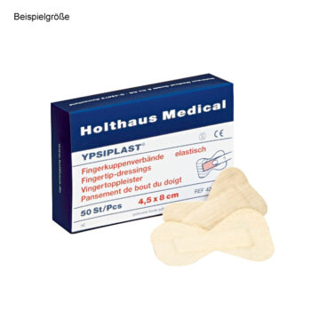 YPSIPLAST Fingerkuppenverband hautfarben 4,5 x 8 cm, elastisch