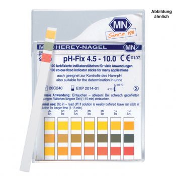 pH-Fix Indikatorstäbchen pH 4,5 – 10,0, 100 Stk.