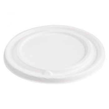 Bio Deckel aus Zuckerrohr für Schüssel 425ml, recyclebar, 500 Stück