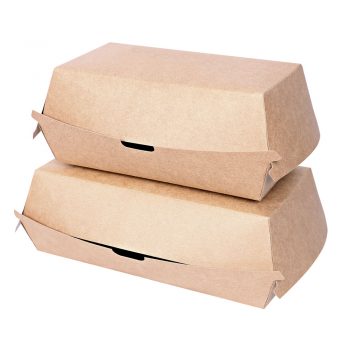 Sandwich-Box aus Kraftpapier „Club“, recyclebar