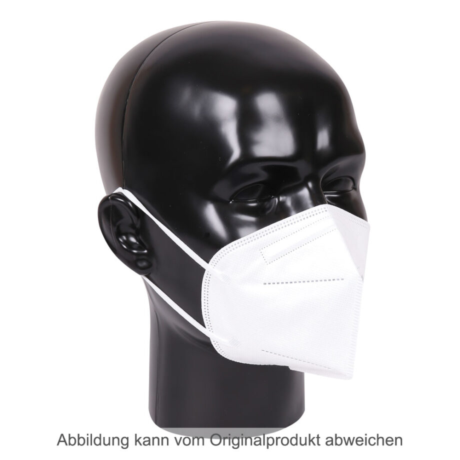 FFP2 Atemschutzmaske NR, ohne Ventil, Ohrschlaufen | PP, 100 Stück