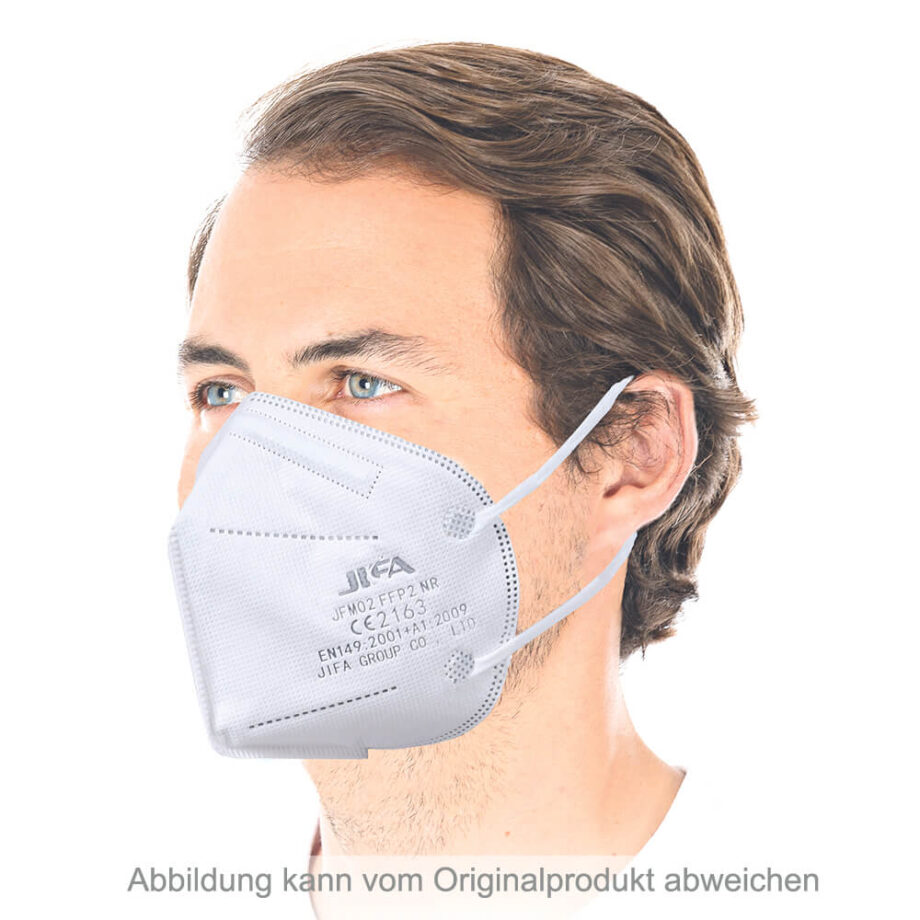 FFP2 Atemschutzmaske NR, ohne Ventil, Ohrschlaufen | PP, 100 Stück