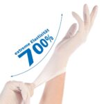 Nitril – Safe Super Stretch Einweghandschuhe, weiß | puderfrei, 100 Stück