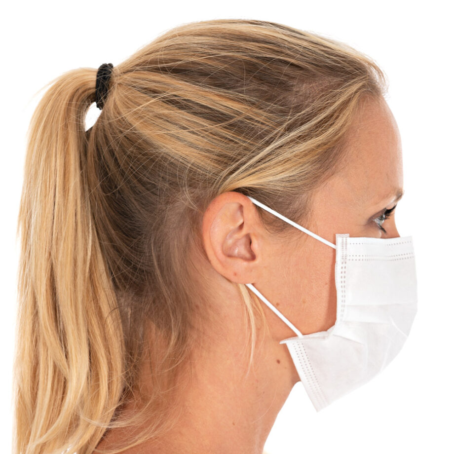 Mund-Nasen-Schutz 3-lagig Typ II (98%) | PP, weiß, 1000 Stück