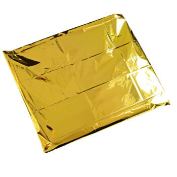 Rettungsdecke, Gold-Silber Folie, 160x210cm