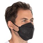 Atemschutzmasken FFP2 NR, 3D | PP, schwarz, 640 Stück