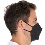 Atemschutzmasken FFP2 NR, 3D | PP, schwarz, 640 Stück