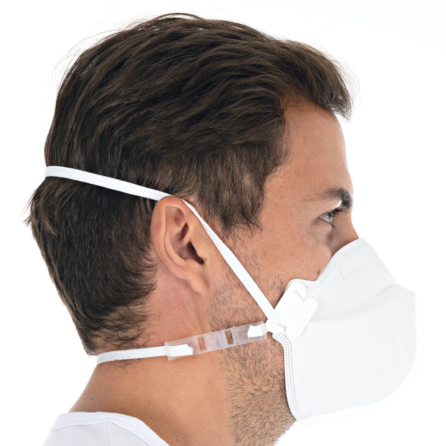 Atemschutzmasken FFP3 NR, vertikal faltbar | PP, weiß, 100 Stück