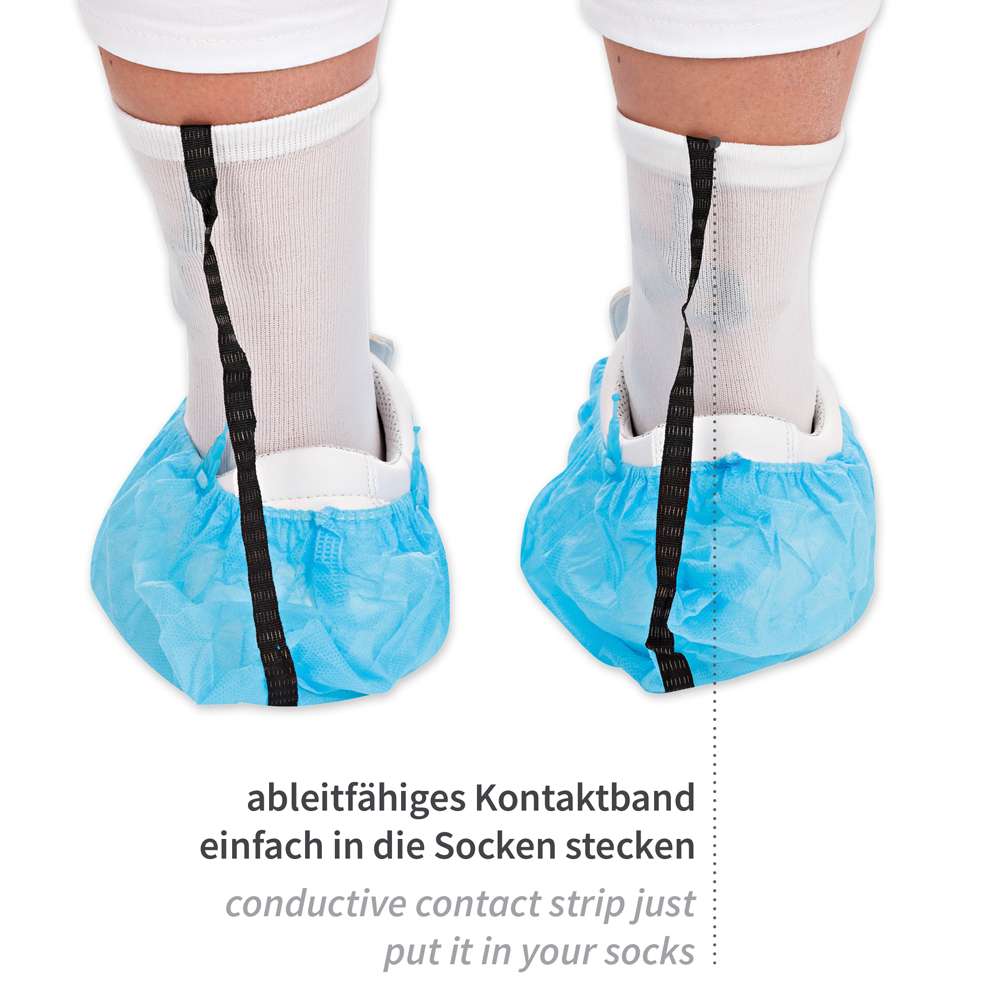 Überschuhe für Hygomat Antistatik, PP, blau