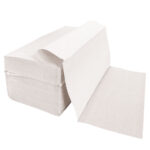 Papierhandtuch 2-lagig, gelegt, weiß, 23cm x 25cm, V/ZZ-Falzung, 20 x 200 Stk.