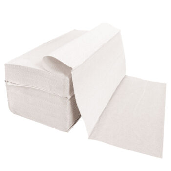 Papierhandtuch 2-lagig, gelegt, ZZ-Falzung, 21cm x 25cm, weiß, 15 x 266 Stk.