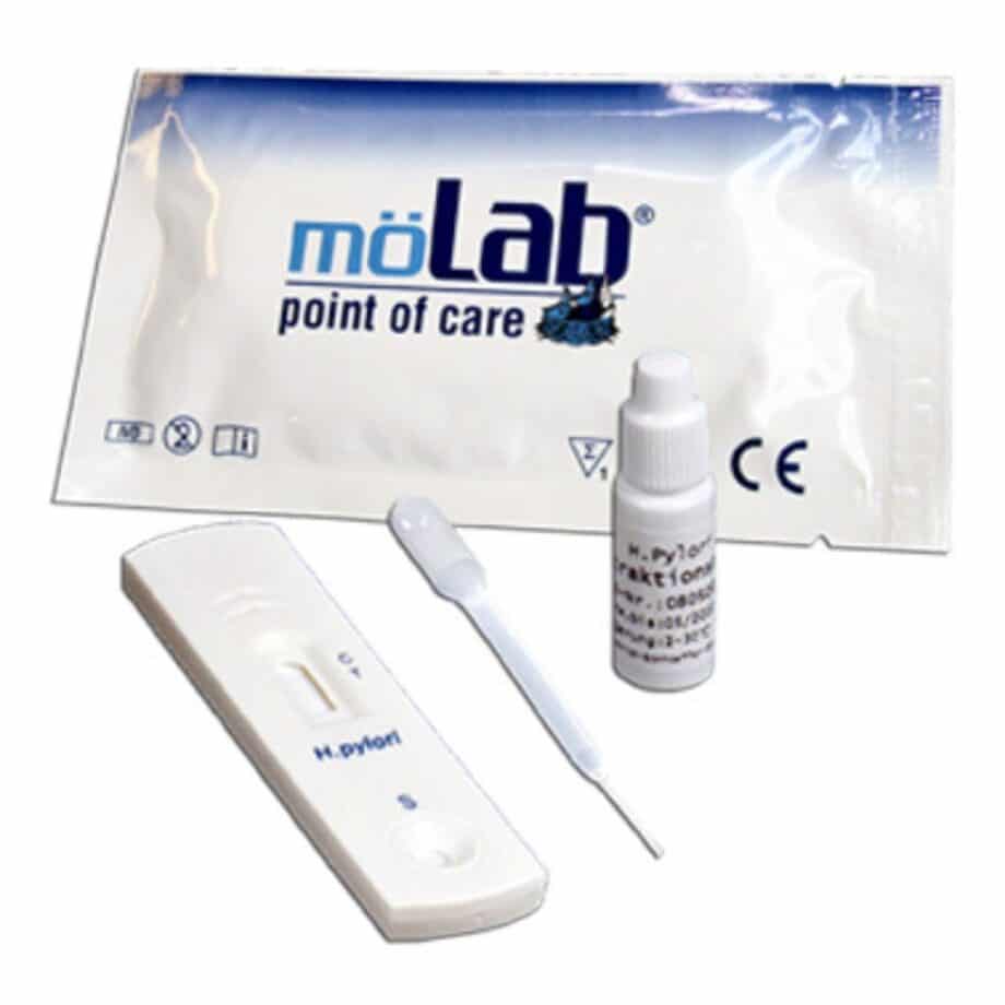 Helicobacter pylori Test, möLab mö-screen, Vollbut/Serum/Plasma, 25 Kassetten
