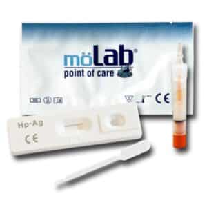 Helicobacter pylori Test, möLab, Stuhlproben, 10 Kassetten