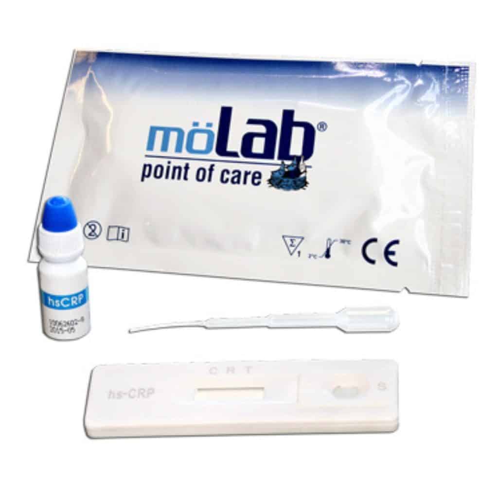 möLab mö-screen hs-CRP Test, C-reaktives Protein, Kassette