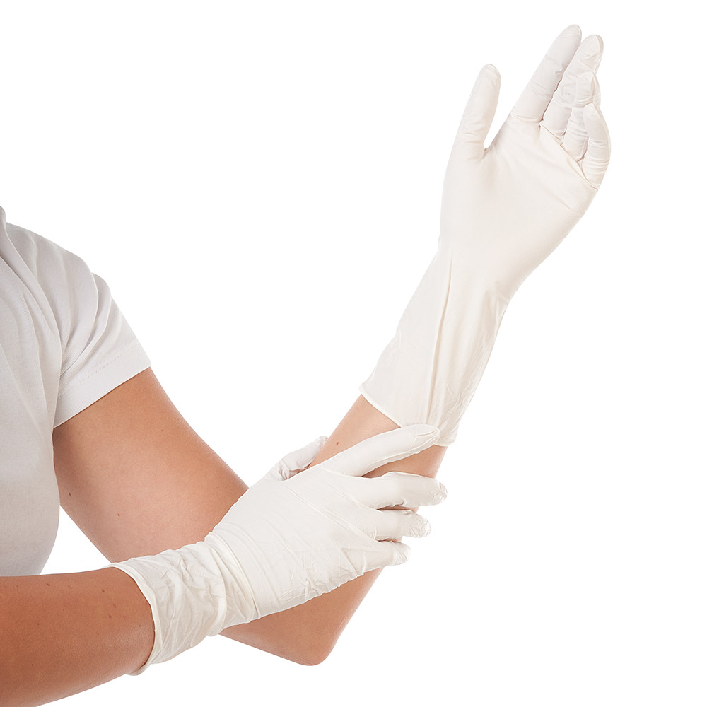 TOPBATHY 100 Stück Einweggummihandschuhe Medizinische Klare Handschuhe Küchenkochhandschuh Zur Prüfung Gesundheitswesen Größe M 