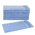 Papierhandtuch 2-lagig, gelegt, ZZ-Falzung, 21cm x 23cm, blau, 20 x 200 STK