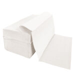 Papierhandtuch 1-lagig, gelegt, ZZ-Falzung, weiß, 25cm x 23cm, 20 x 250 Stk.