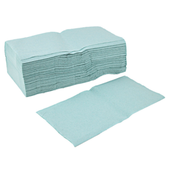 Papierhandtuch 2-lagig, gelegt, ZZ-Falzung, 21cm x 23cm, blau, 20 x 200 STK