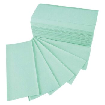 Papierhandtuch 2-lagig, gelegt, grün, 23cm x 25cm, V/ZZ-Falzung, 20 x 200 Stk.