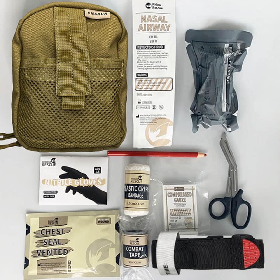 Taktisch militärisches IFAK-Kit