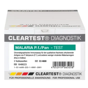 CLEARTEST Malaria Schnelltest P.f. / Pan Test, 5 Stück