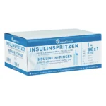 Mediware Insulinspritzen 1 ml – U 100, 100 Stk.