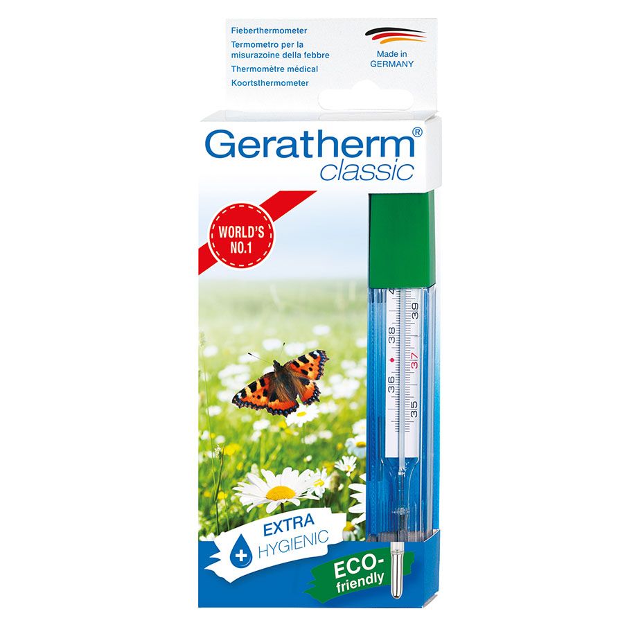 Geratherm classic Fieberthermometer ohne Quecksilber, in Einzelverpackung