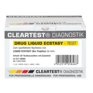 CLEARTEST Liquid Ecstasy, KO Tropfen Test, Nachweis von GHB