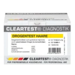 Cleartest Drogentest für Haare, COT, MET, MOR, COC