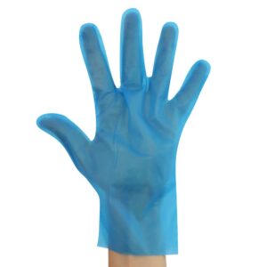 TPE Handschuhe Allfood Thermosoft, blau, 200 Stk.