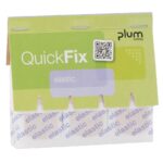 plum QuickFix Elastic Pflaster Nachfüllset, 45 Pflaster