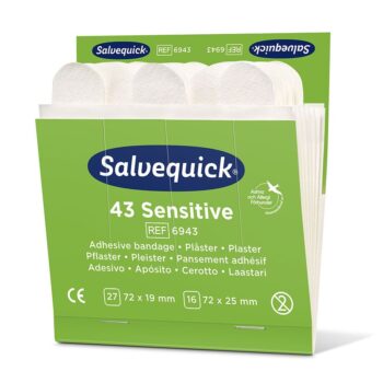 Salvequick Sensitive Pflaster Refill, 43 Strips