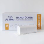Fripa Papierhandtücher Comfort Tissue, V-Falz, 2-lagig, 25 x 23cm (20 x 160 Stk.)