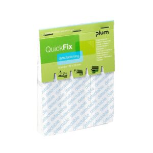 plum QuickFix Detectable long Pflaster Nachfüllset 12x2cm, 30 Pflaster