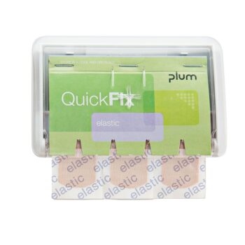 plum QuickFix UNO Pflasterspender transparent inkl. 45 Pflaster elastic