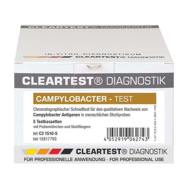 CLEARTEST Campylobacter Test, zum qualitativen Nachweis