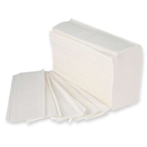 Papierhandtuch 2-lagig, Recycling, Interfold, weiß, 24cm x 20cm, 25 x 160 Stk.