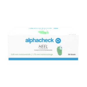 alphacheck HEEL Inzisions Sicherheitslanzetten 0,85 x 1,75mm, steril, 50 Stk.