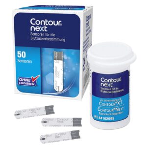CONTOUR NEXT Sensoren Blutzucker Teststreifen, 50 Teststreifen