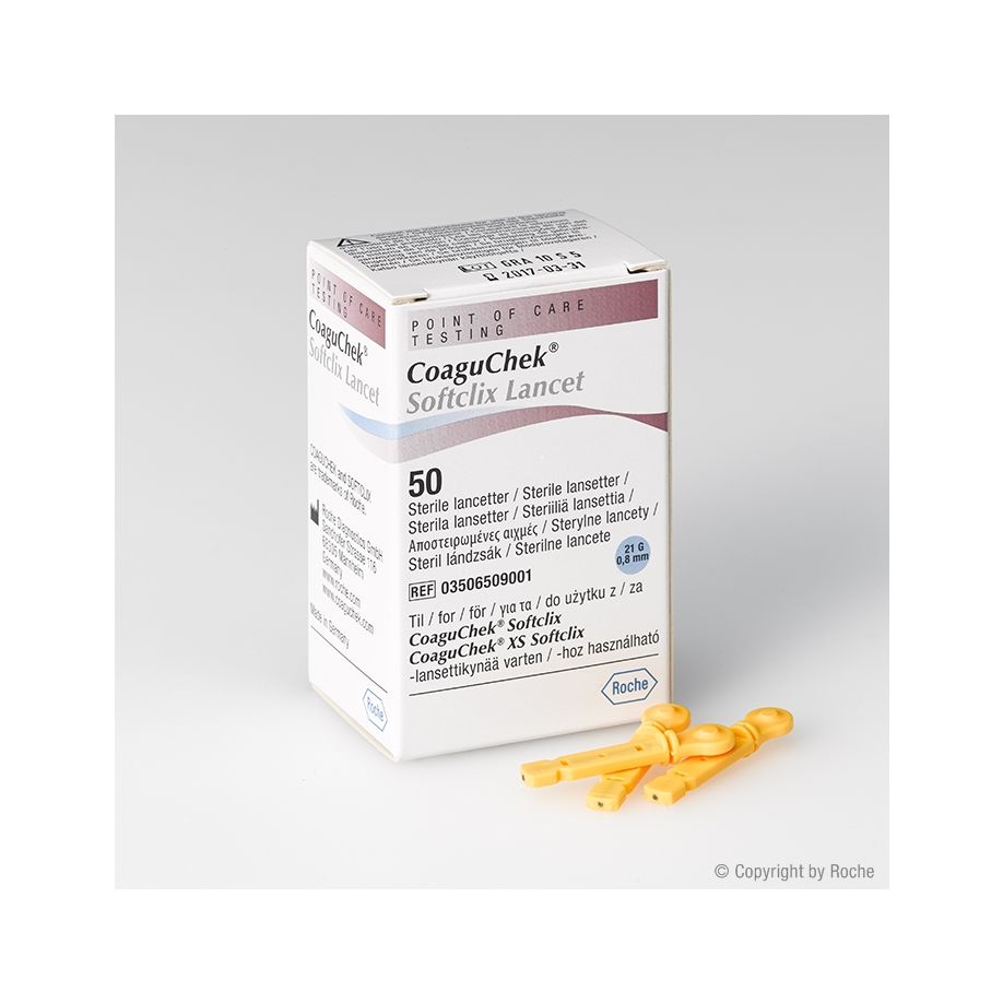 CoaguChek Softclix Lanzetten, steril, 50 Stk.