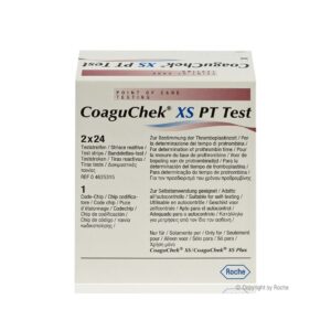 CoaguChek XS PT Test, 2 x 24 Teststreifen