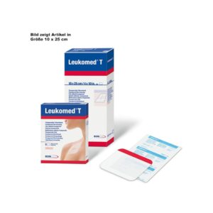 Leukomed T Transparentverband, 10,0 x 25,0cm, steril, 5 Stk.