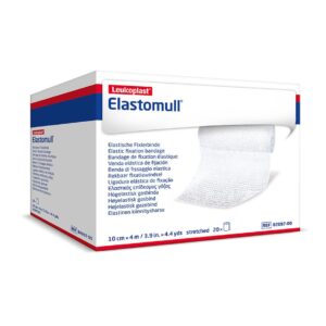 Elastomull Fixierbinde, 4m x 10cm, weiß, 20 Stk.