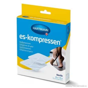 Hartmann ES Kompressen, steril, 8 fach, 10 x 10cm, 5 x 2 Stk.
